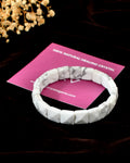 Howlite  Pyramid Bracelet