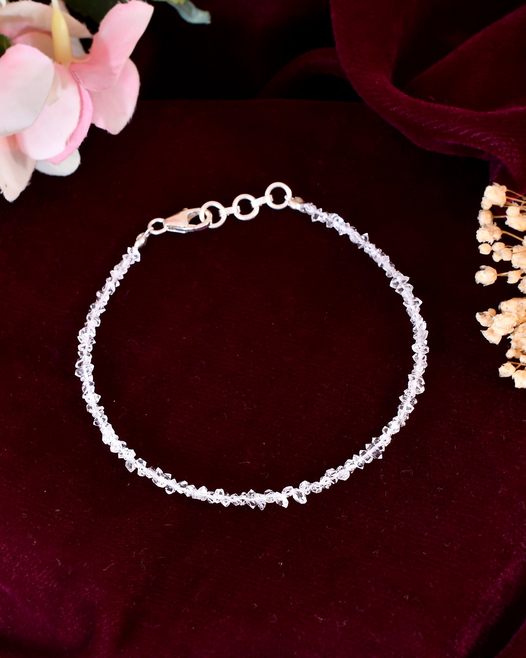 Herkimer Diamonds Anklet