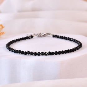 BLACK TOURMALINE ANKLET