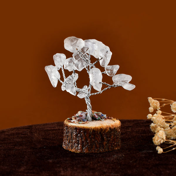 MINI CLEAR QUARTZ  CRYSTAL TREE