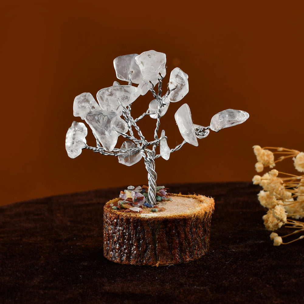 MINI CLEAR QUARTZ  CRYSTAL TREE