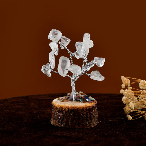 MINI CLEAR QUARTZ  CRYSTAL TREE