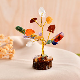 7 CHAKRA MINI CRYSTAL TREE