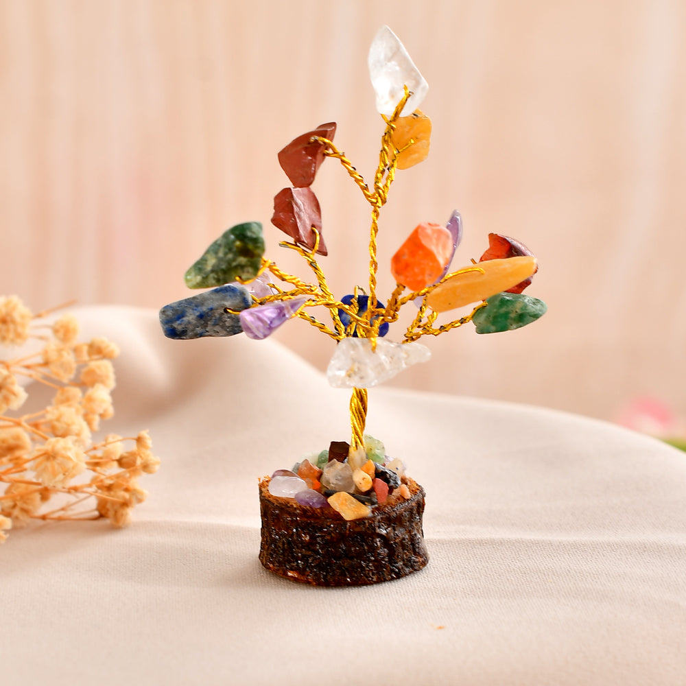 7 CHAKRA MINI CRYSTAL TREE