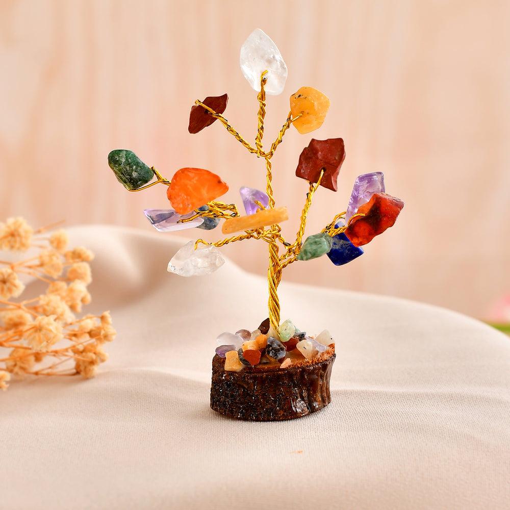 7 CHAKRA MINI CRYSTAL TREE