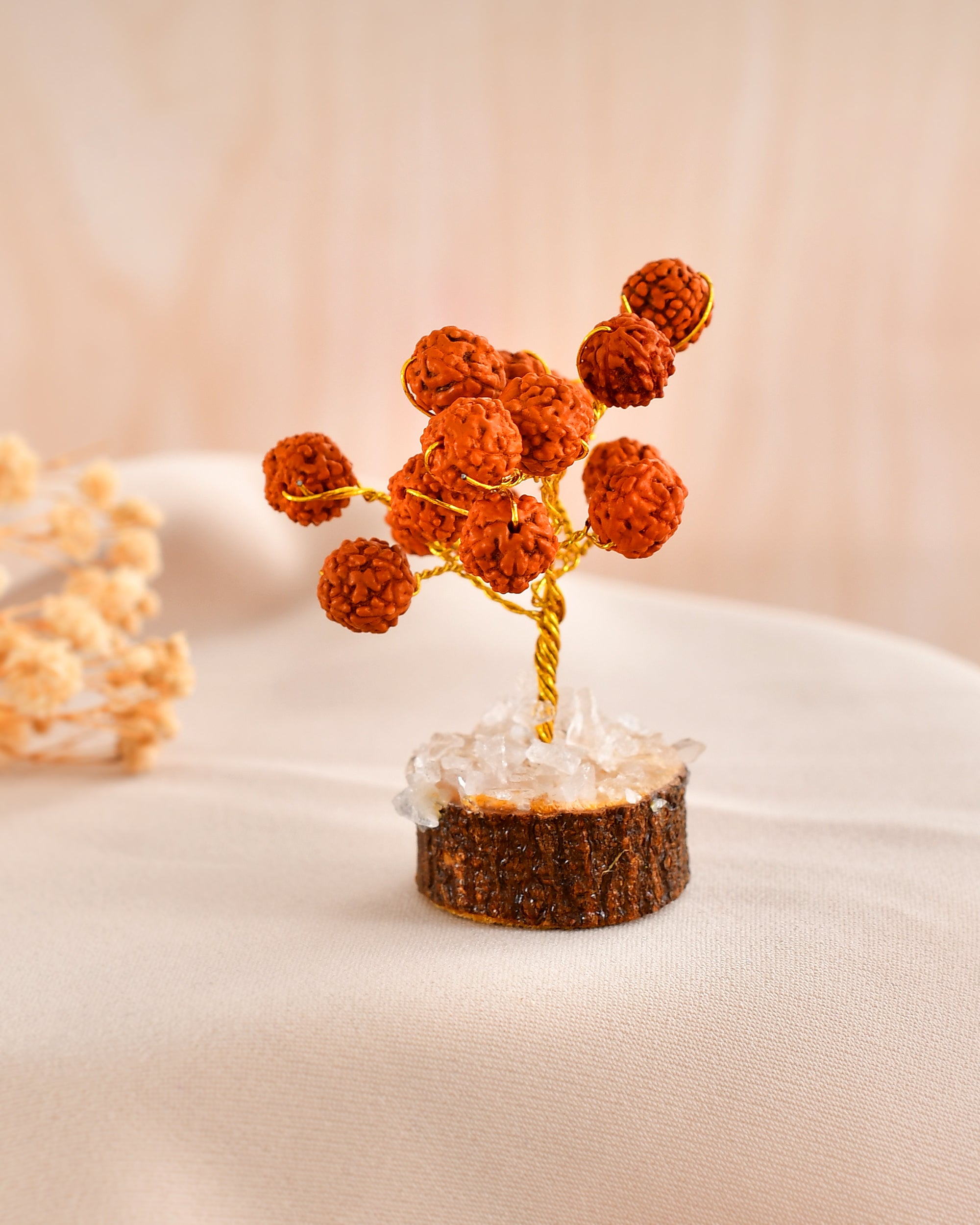 MINI RUDRAKSHA CRYSTAL TREE
