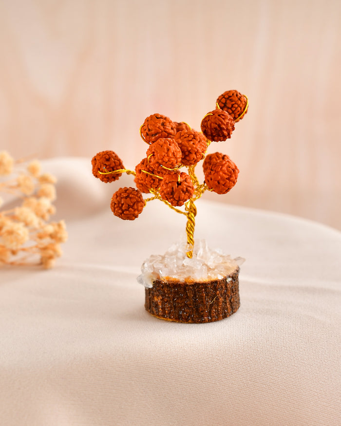 MINI RUDRAKSHA CRYSTAL TREE