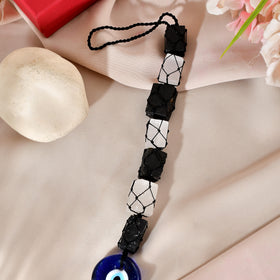 Nazar Protection Black Tourmaline Selenite Hanging