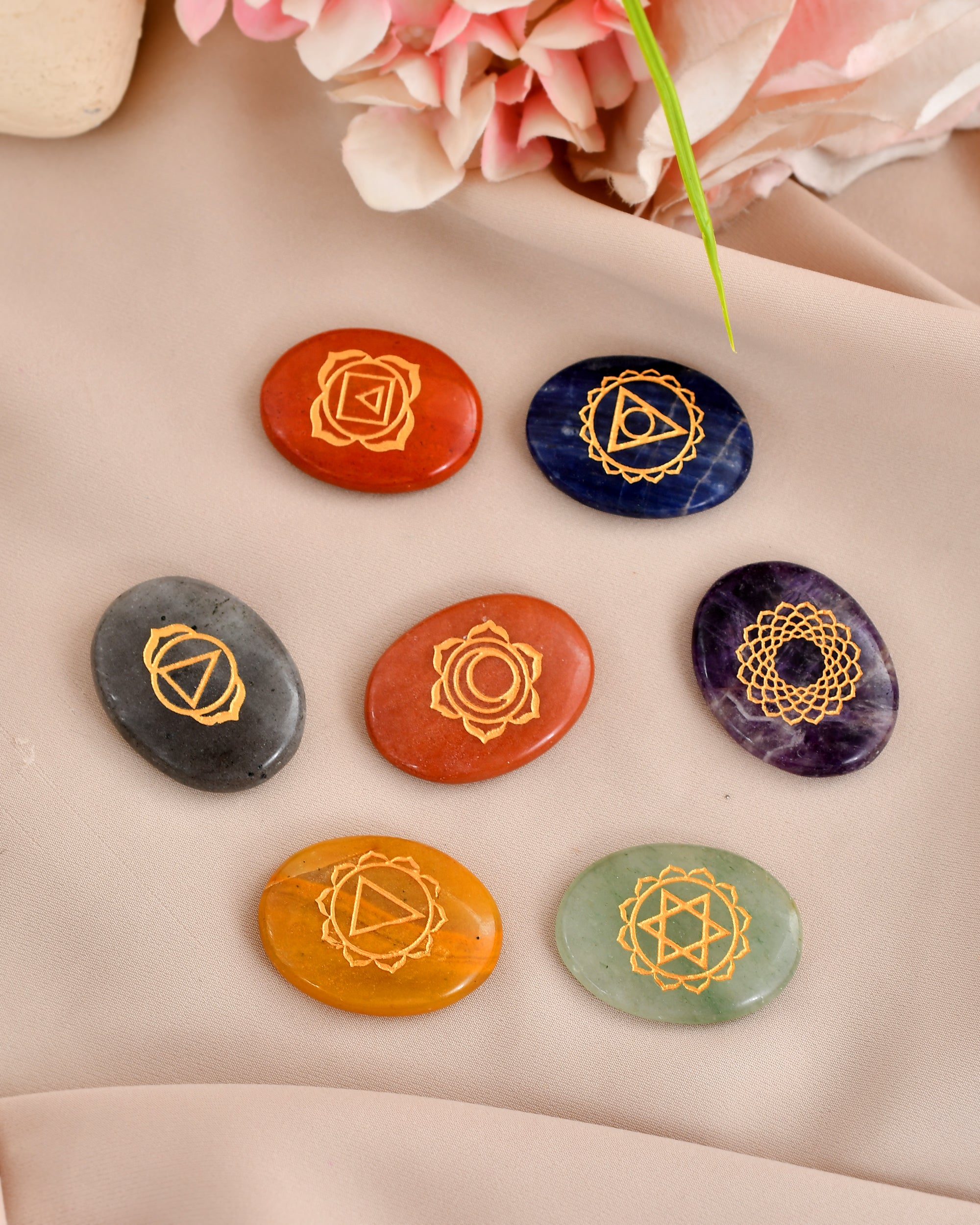 7 Chakra Healing Stone Set