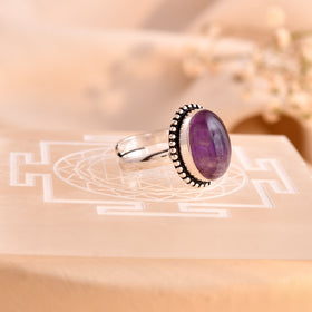 NATURAL AMETHYST RING 100% Natural Gemstone