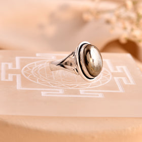 NATURAL PYRITE RING 100% Natural Gemstone