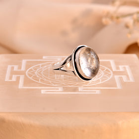 Natural Clear Quartz Ring