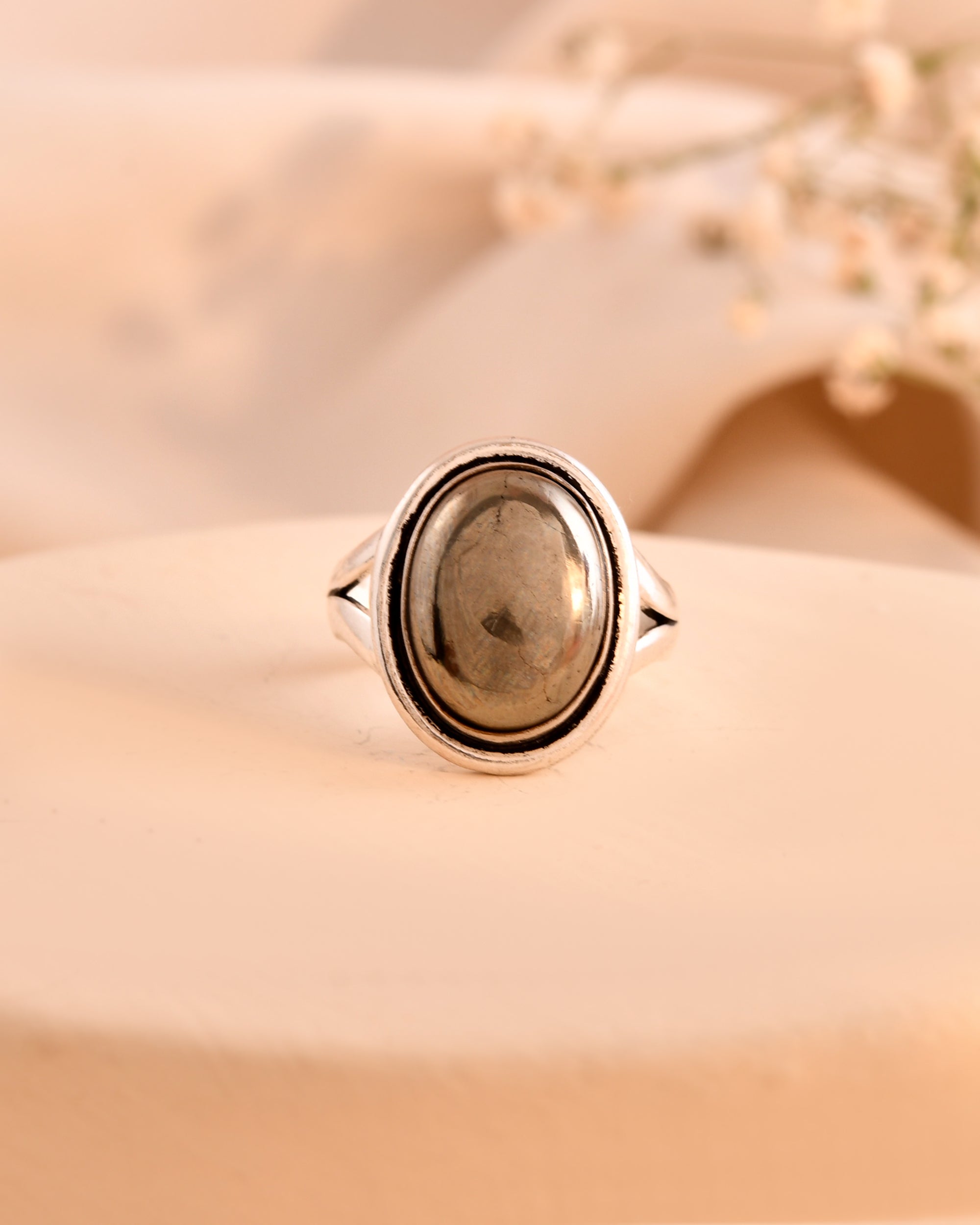 NATURAL PYRITE RING 100% Natural Gemstone
