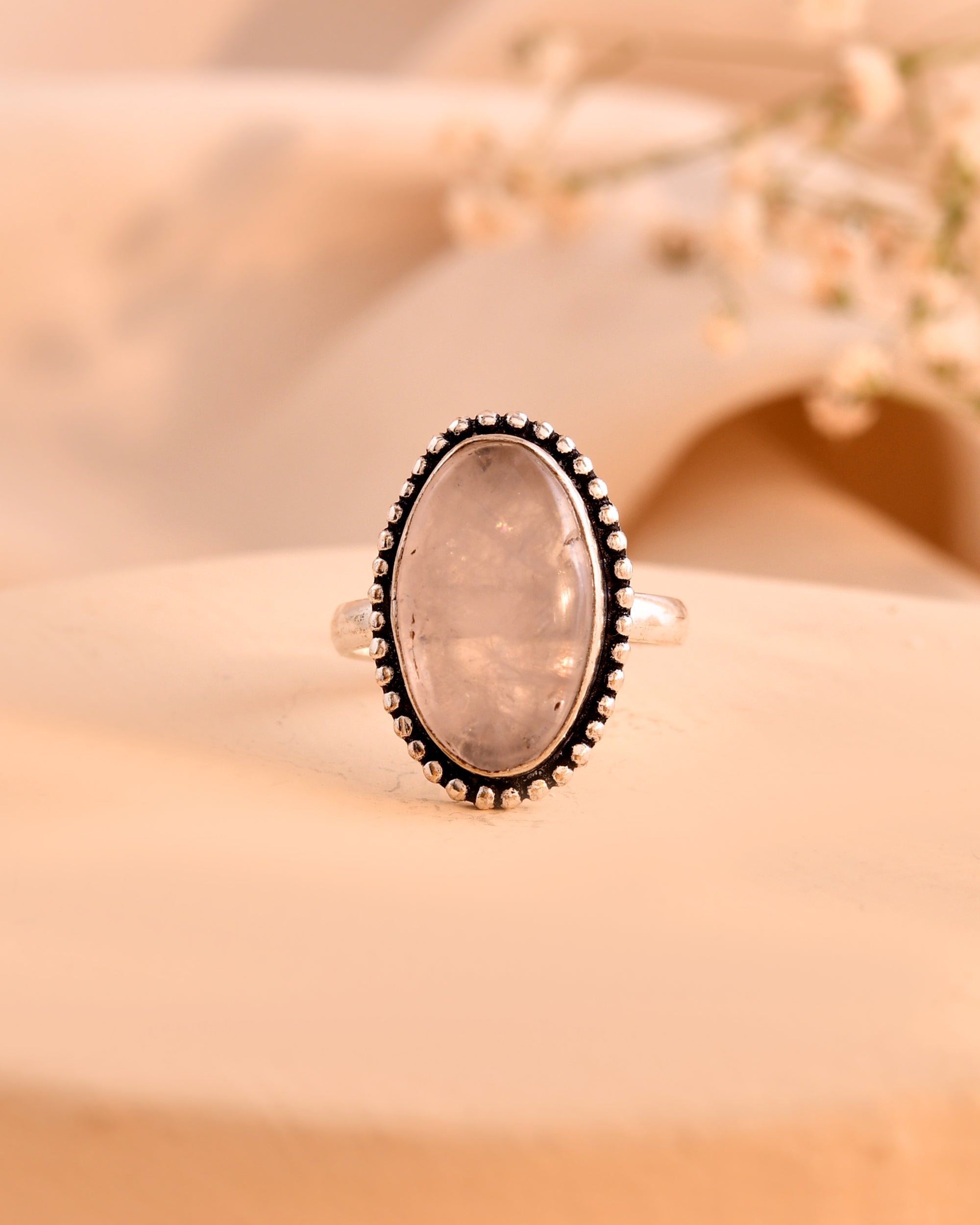 NATURAL ROSE RING Gemstone