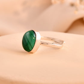 NATURAL MALACHITE RING 100% Natural Gemstone