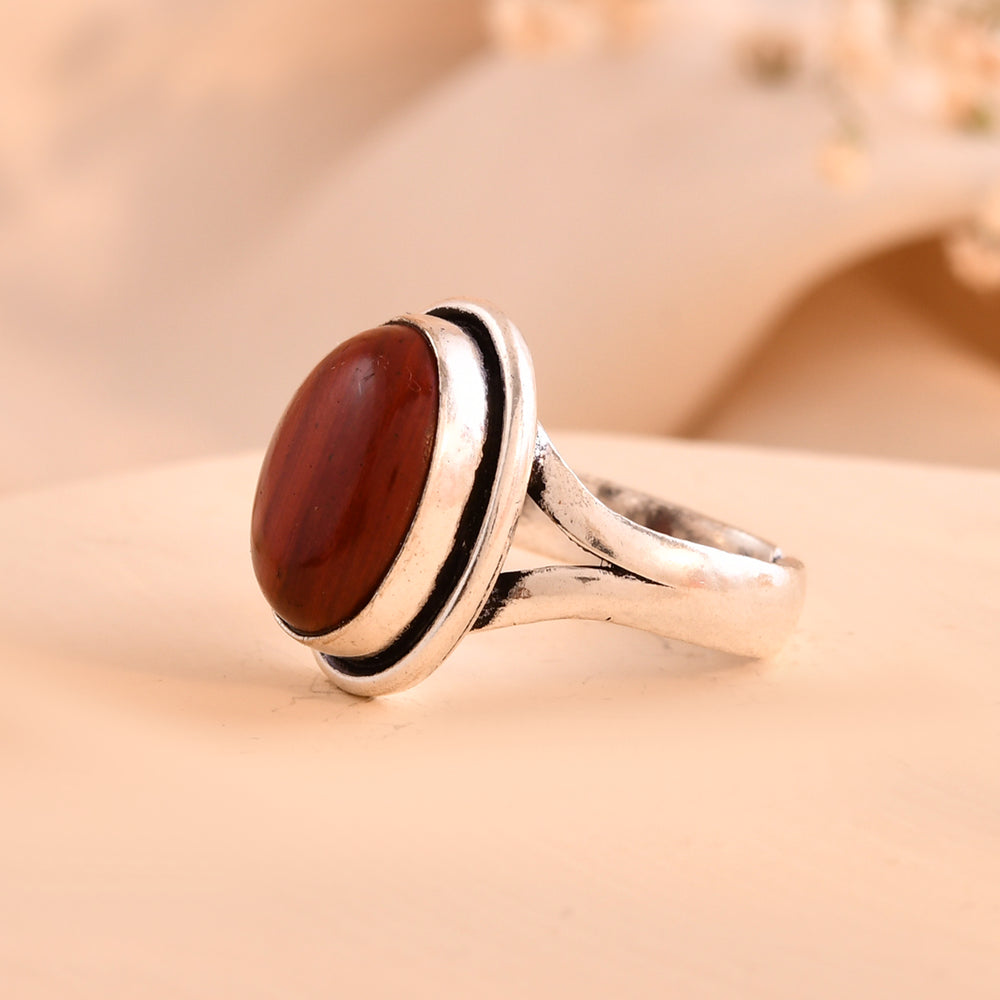 NATURAL RED JASPER RING 100% Natural Gemstone