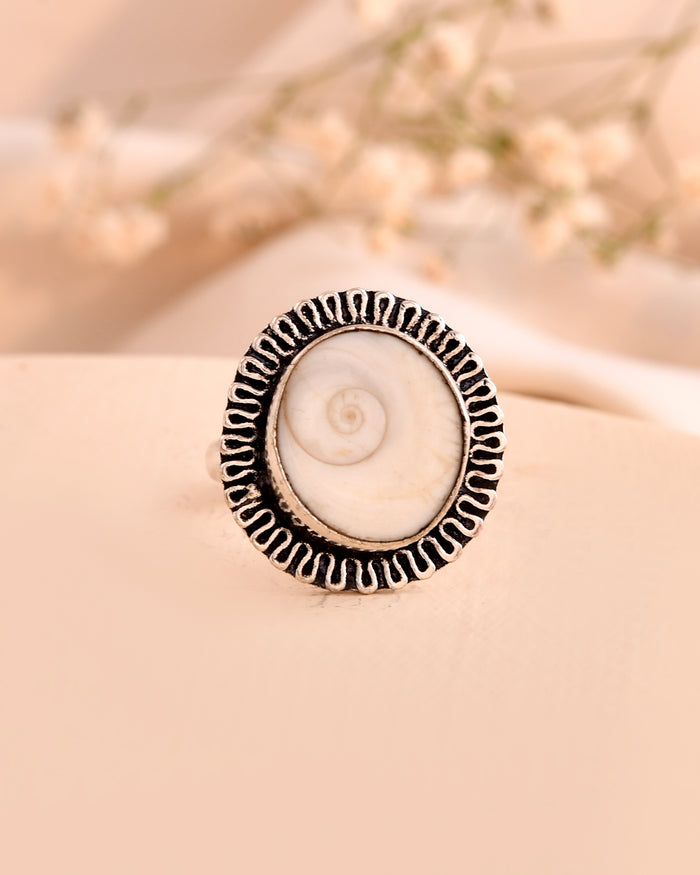 NATURAL SHIVA EYE RING 100% Natural