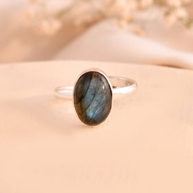NATURAL  Labradorite RING 100% Natural Gemstone