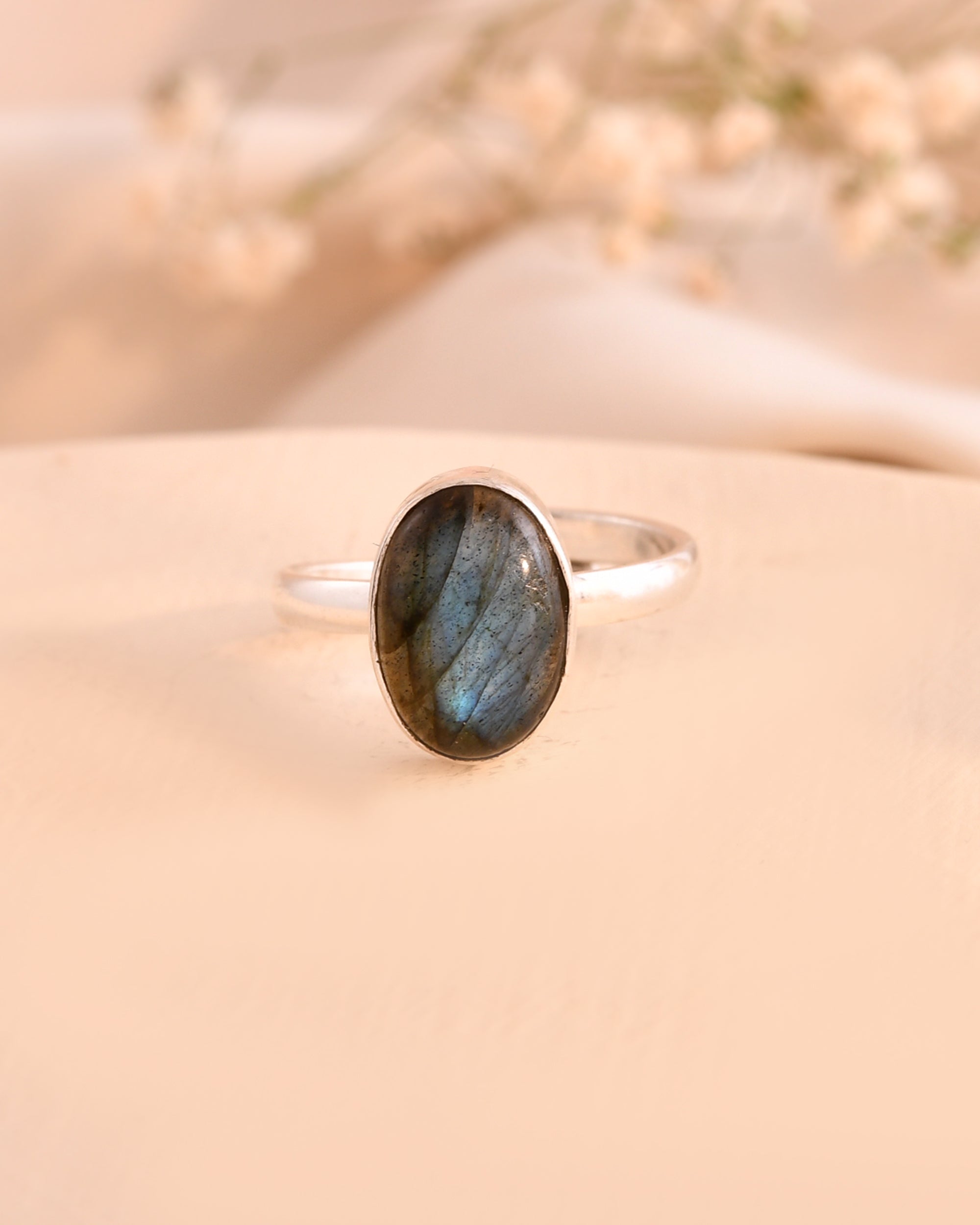 NATURAL  Labradorite RING 100% Natural Gemstone