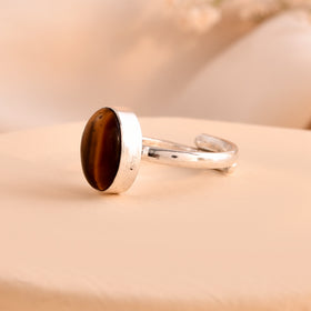 NATURAL TIGER EYE  RING 100% Natural Gemstone