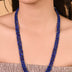 Natural Blue Lapis Lazuli Necklace (With Certificate)