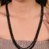 Natural Black Tourmaline Beaded Necklace