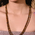 Natural Tiger Eye Beaded Necklace