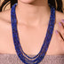 Natural Blue Lapis Lazuli Necklace (With Certificate)