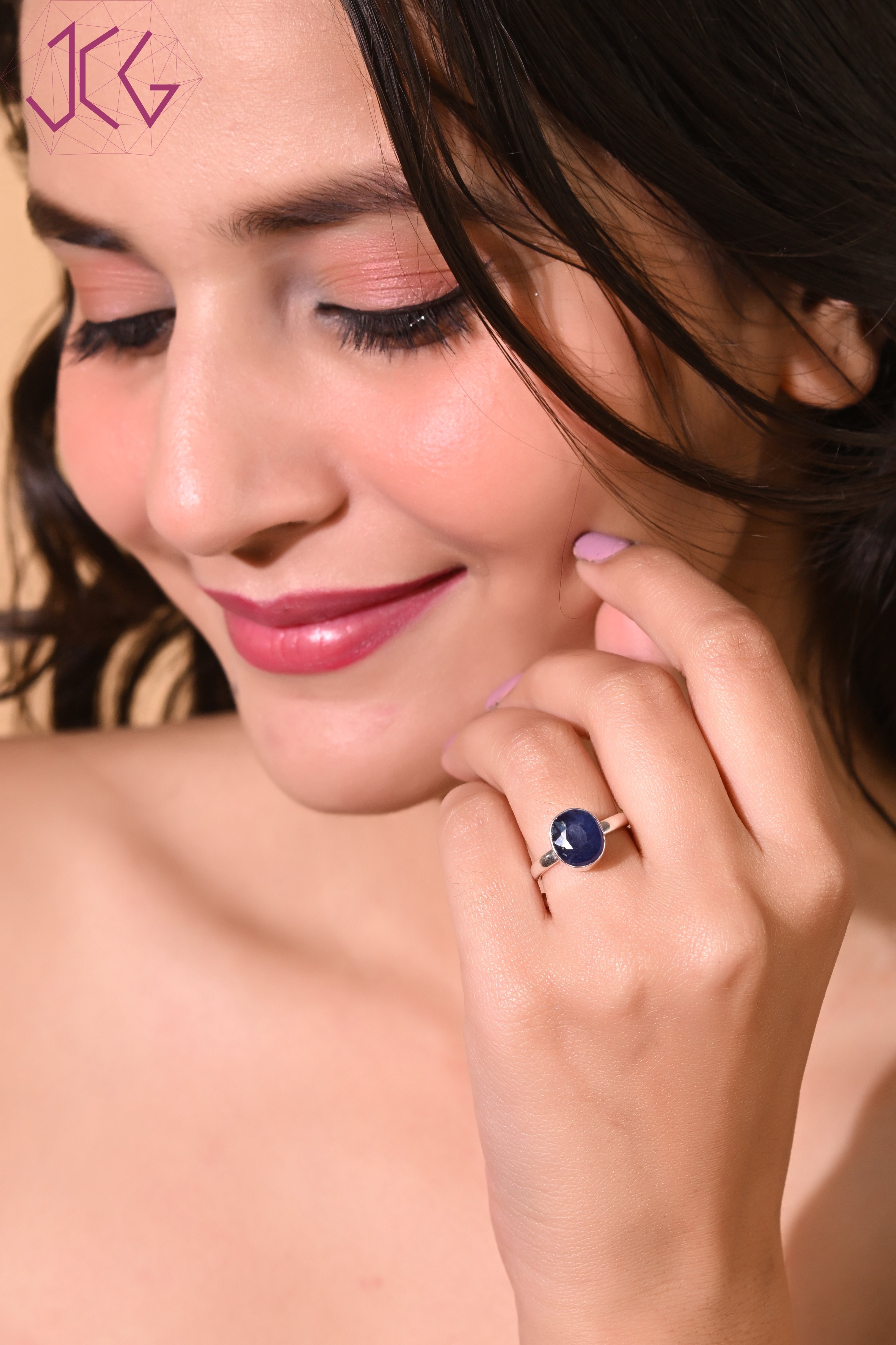 NATURAL BLUE  SAPPHIRE ( NEELAM)  RING
