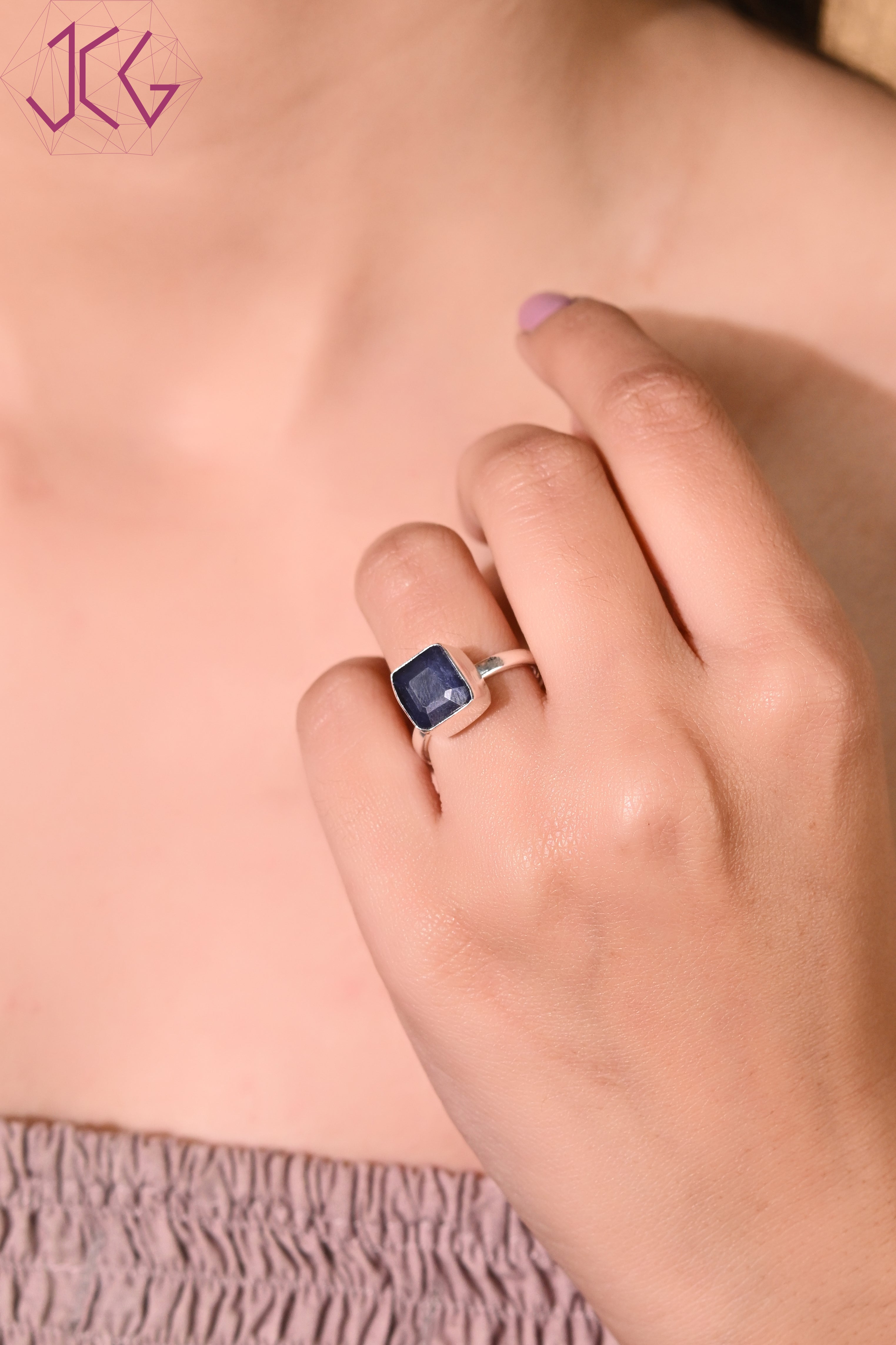 NATURAL BLUE SAPPHIRE RING (NEELAM)