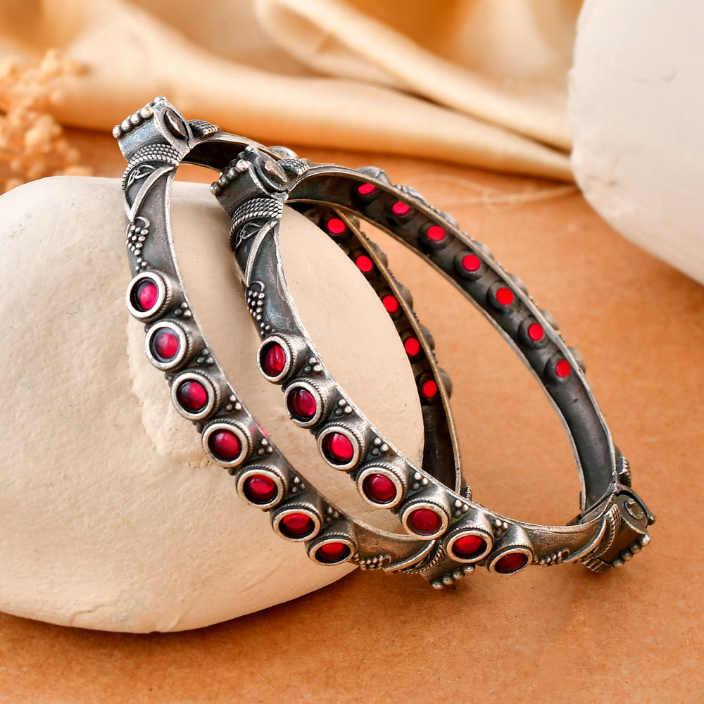 Ruby Radiance Dandiya Bangles