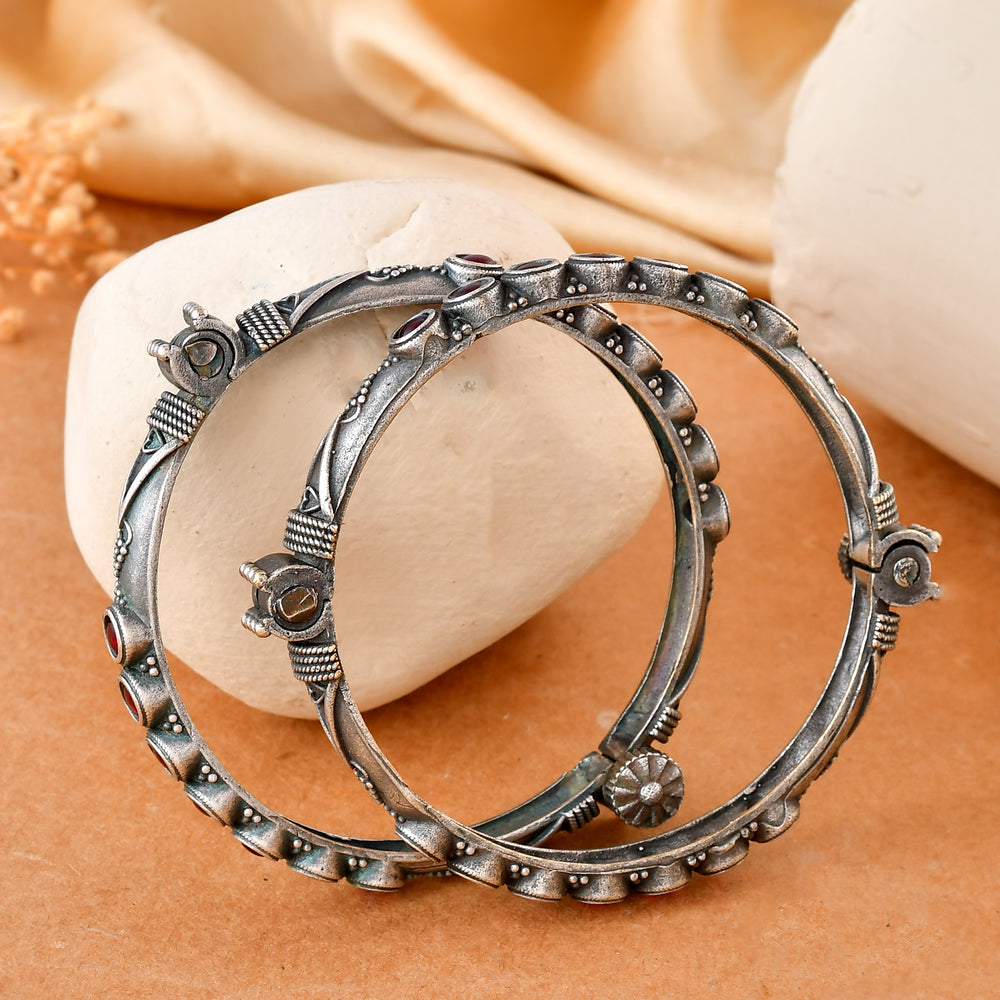 Ruby Radiance Dandiya Bangles