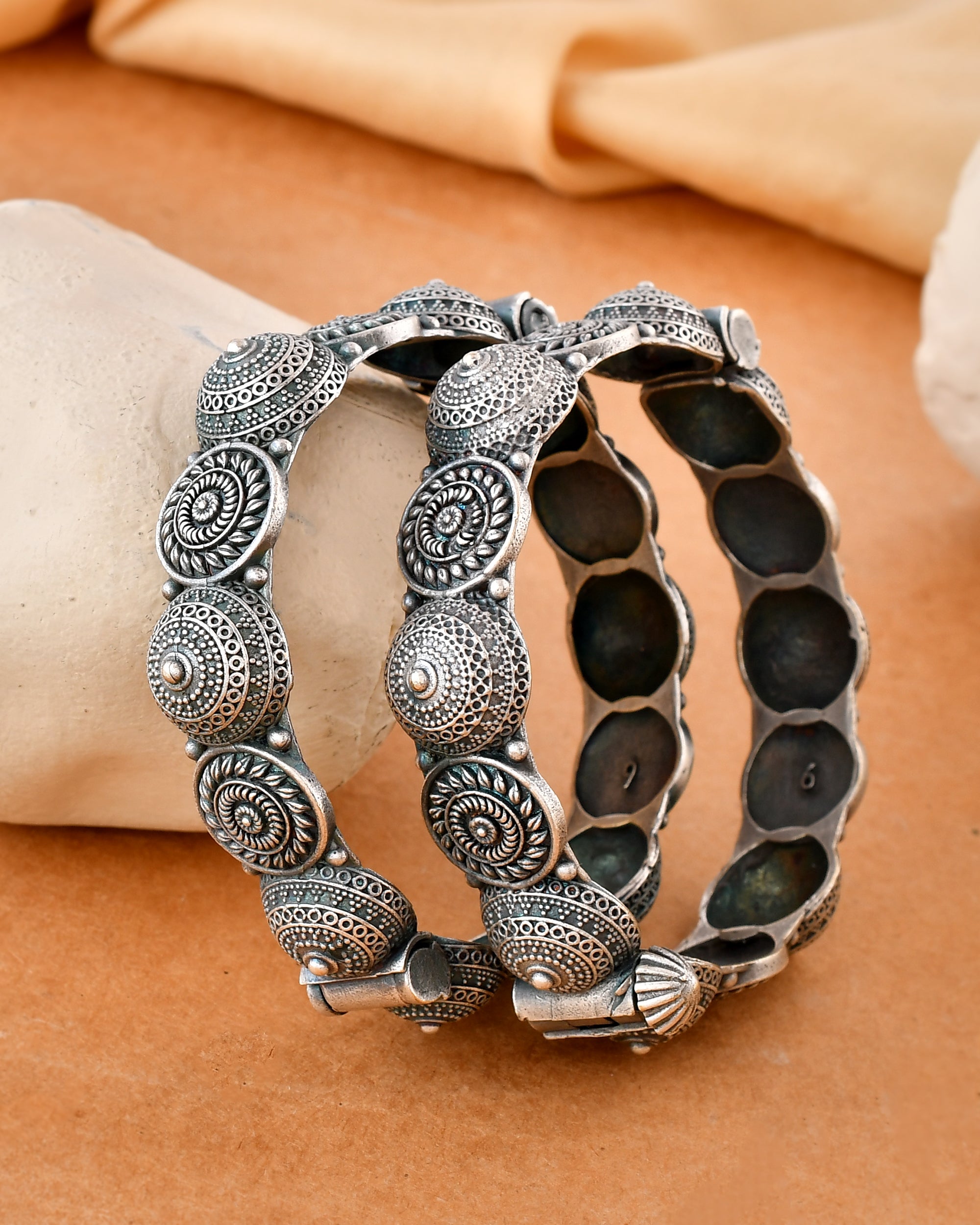 Tribal Spiral Dandiya Bangles