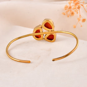 Carnelian Stone Adjustable Size Bangle