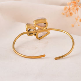 Rose Quartz Adjustable Size Bangle