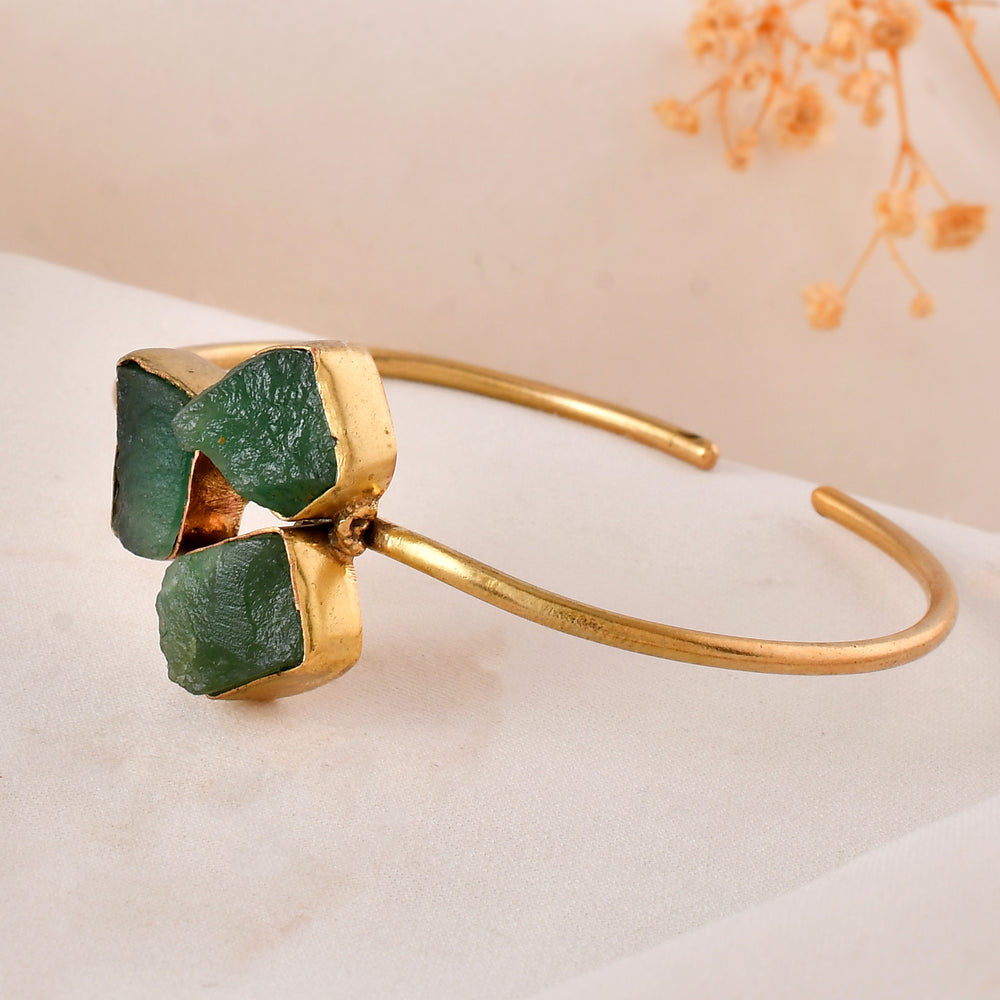 Natural Jade Adjustable Size Bangle