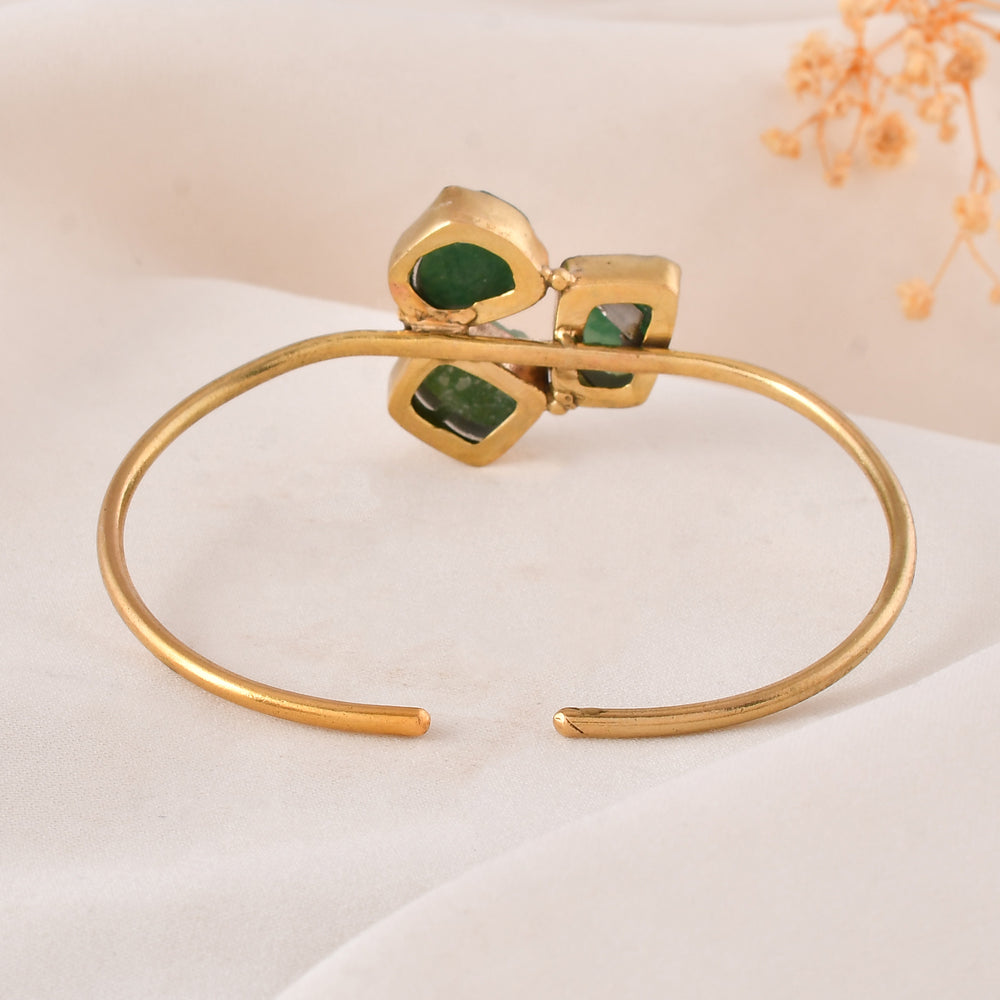 Natural Jade Adjustable Size Bangle