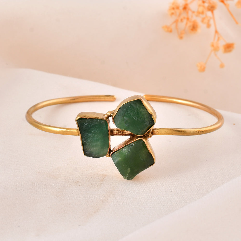 Natural Jade Adjustable Size Bangle