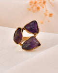 Royal Amethyst Statement Ring