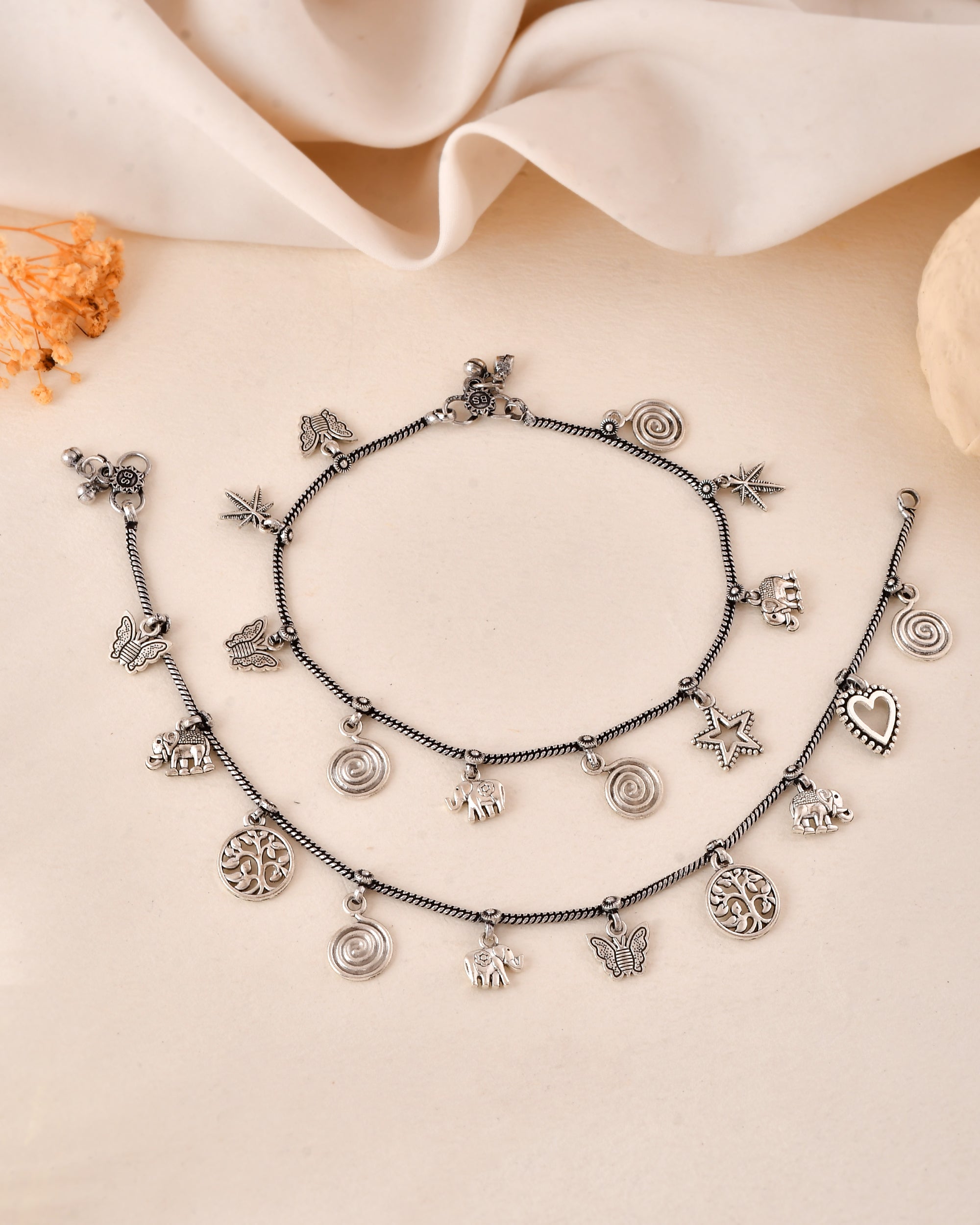 Navrang Charm Dandiya Anklet Set