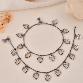 Dilbar Heart Dandiya Anklet Set