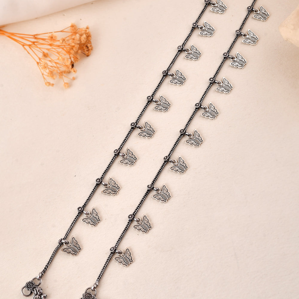 Pari Butterfly Dandiya Anklet Set