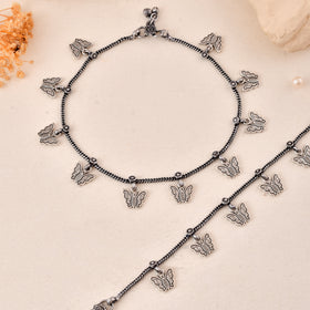 Pari Butterfly Dandiya Anklet Set