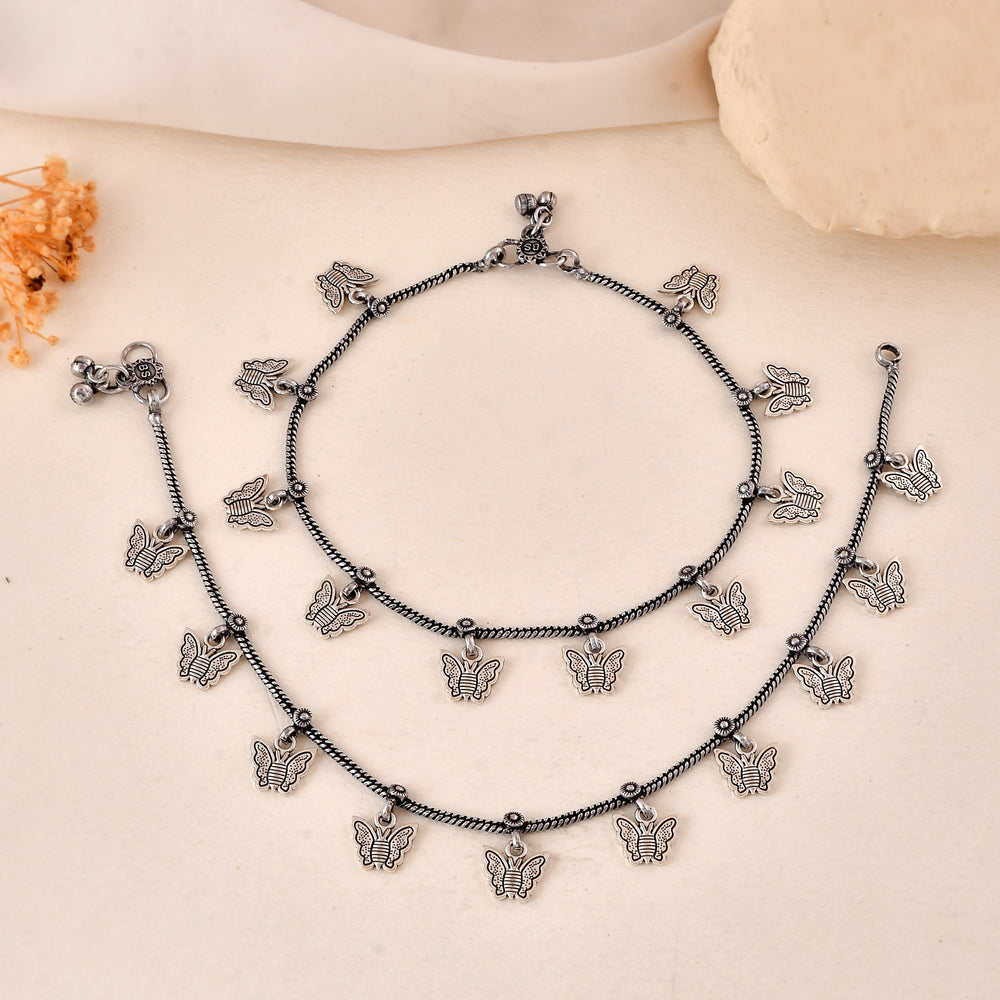 Pari Butterfly Dandiya Anklet Set