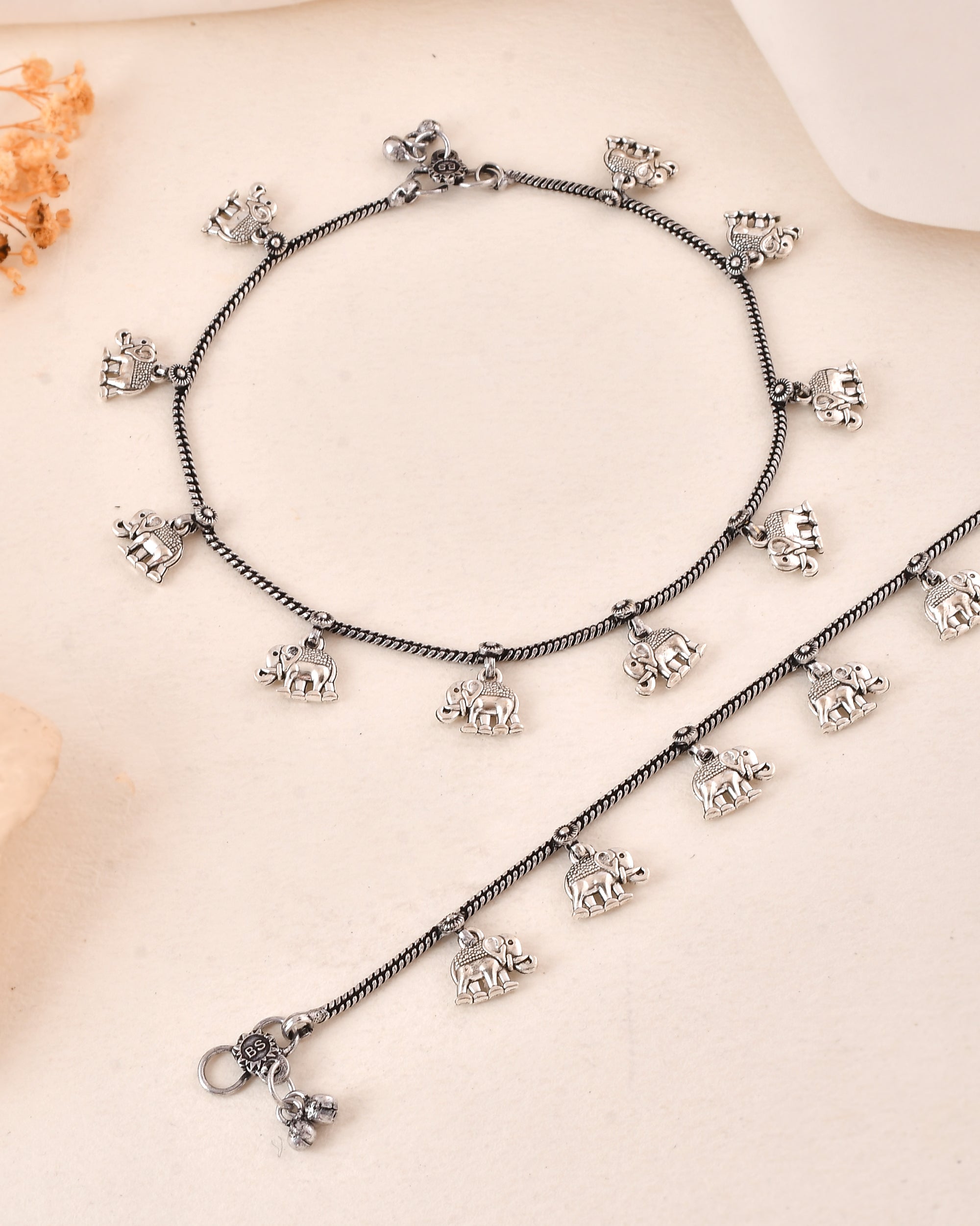 Elephant Shringar Dandiya Anklet Set