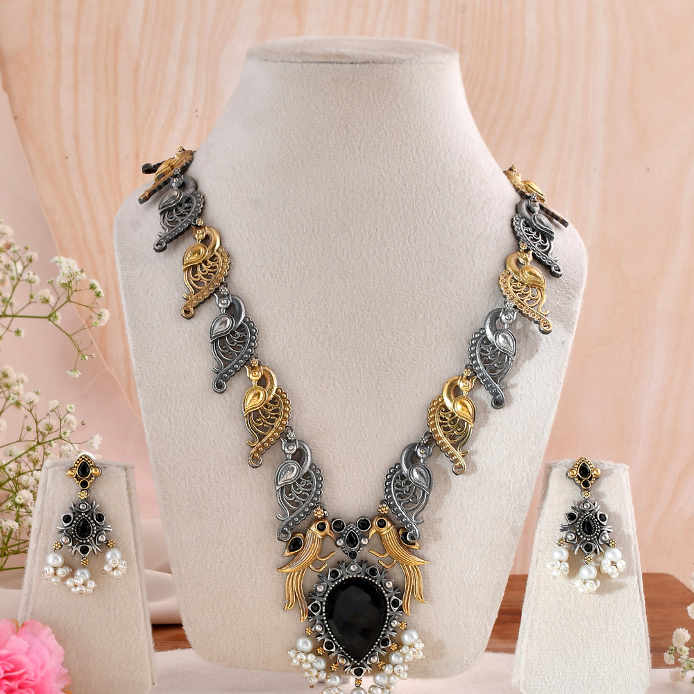 Noor Mor Dandiya Necklace Set