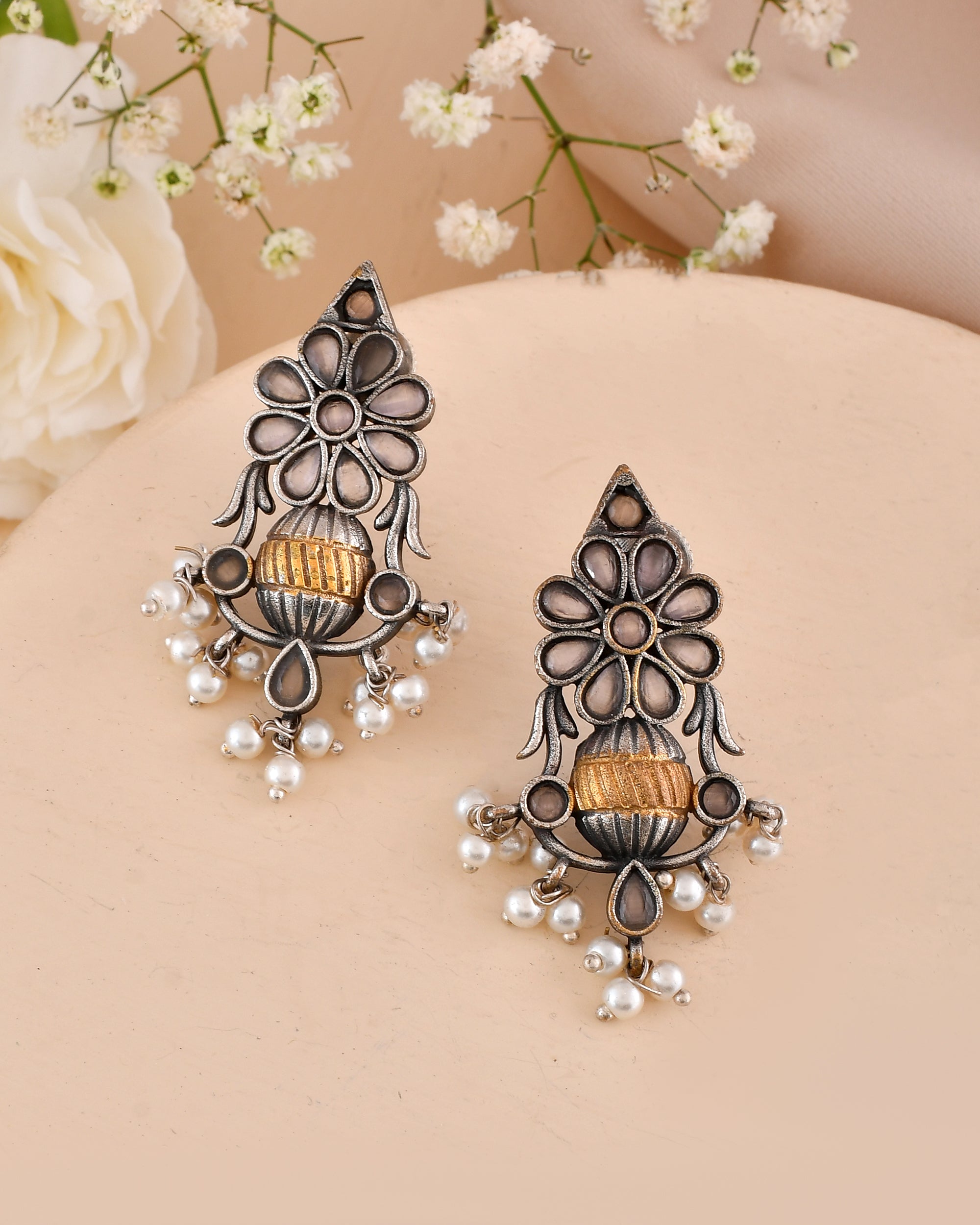 Kesar Pushp Dandiya Necklace Set