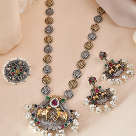 Kamdhenu Dandiya Necklace Set