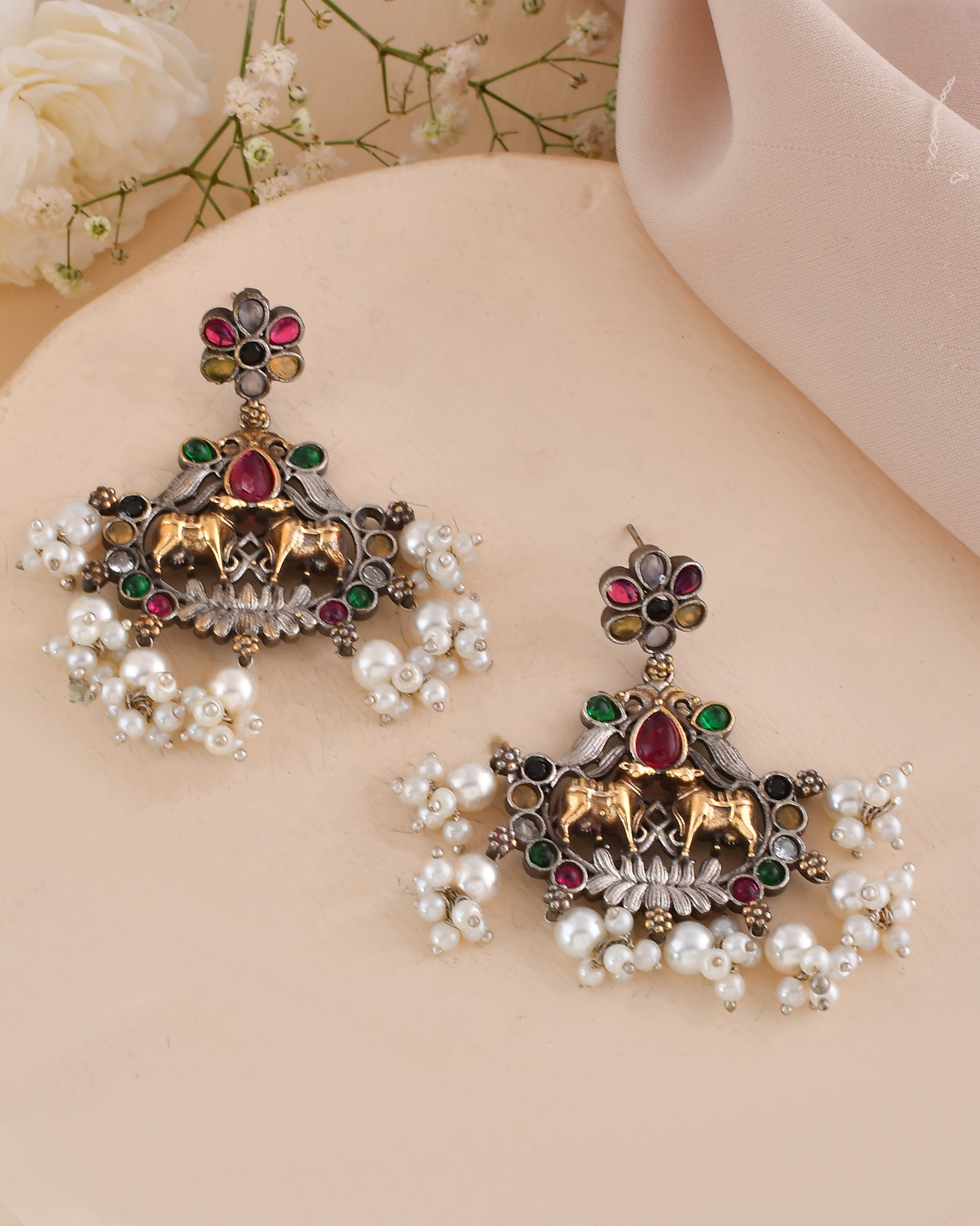 Kamdhenu Dandiya Necklace Set