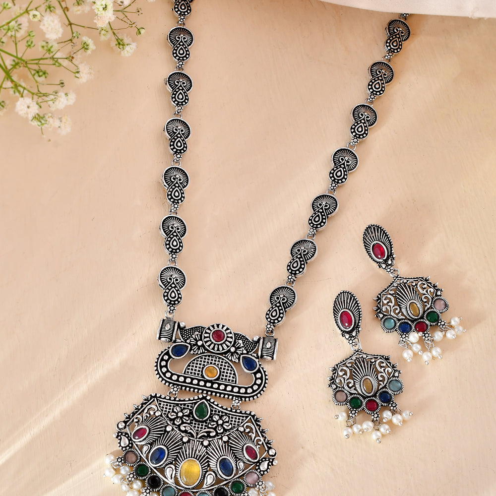 Rangilo Navratri Multicolor Dandiya Set